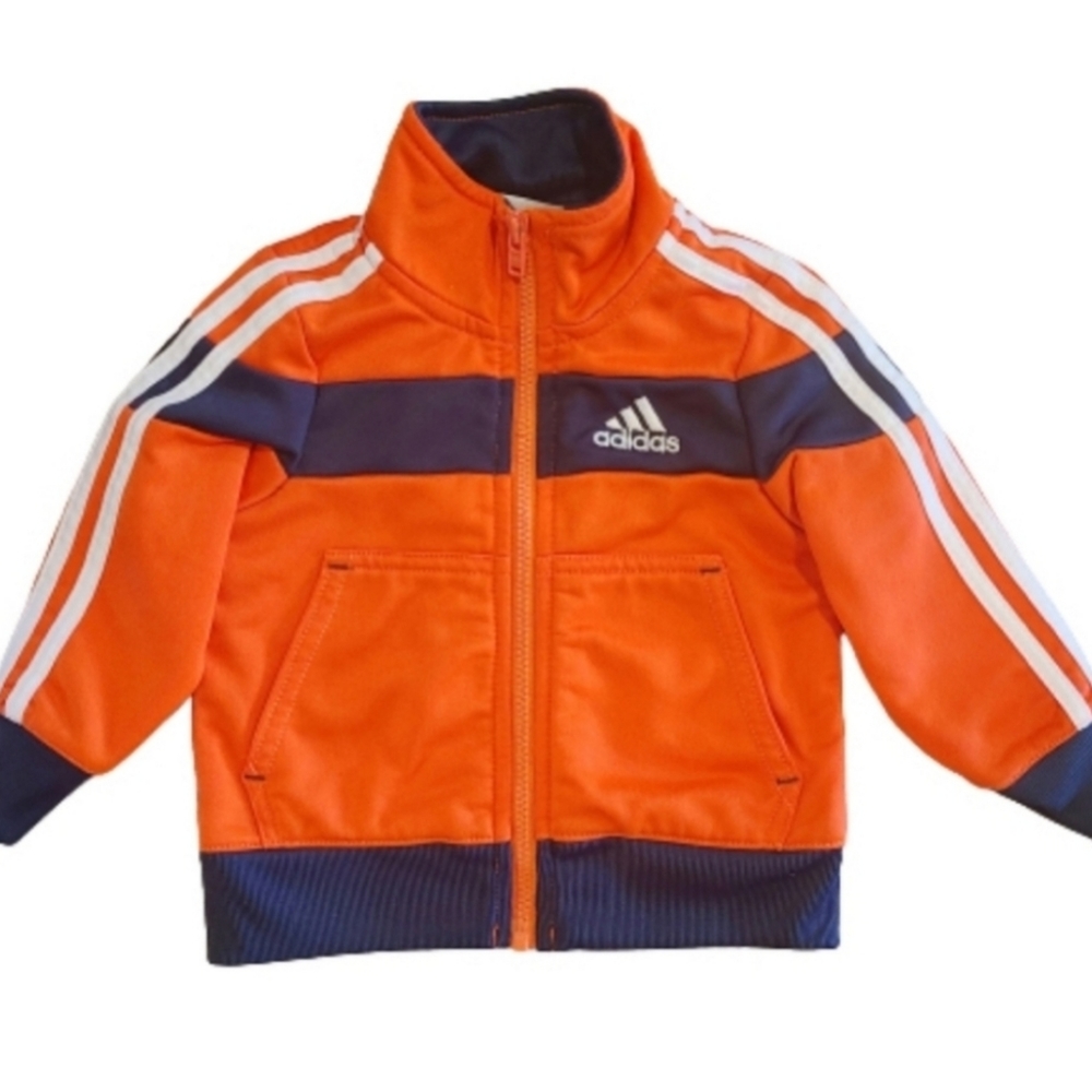INFANT ADIDAS ZIP-UP JACKET SIZE 6 MONTHS